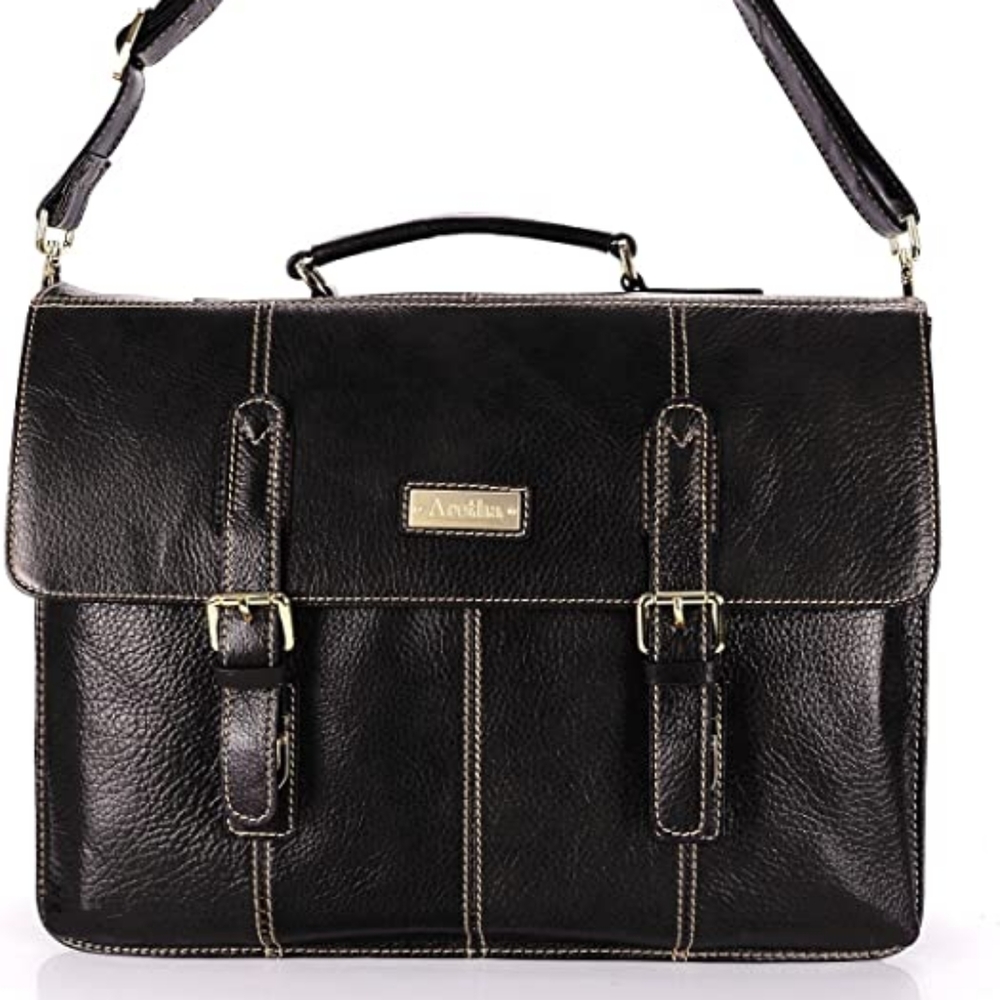 NWOT Aretha Genuine Leather Laptop Bag and Briefcase